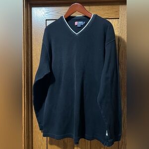 Ralph Lauren Men's Black V-Neck Sweater